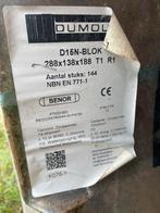 Snelbouwstenen d15n blok 288x138x188, Doe-het-zelf en Bouw, Ophalen, Nieuw, Bakstenen