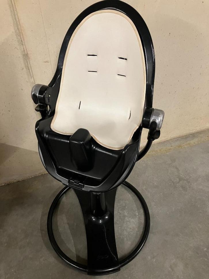 Kinderstoel - Bloom Fresco Zwart, Kinderen en Baby's, Kinderstoelen, Gebruikt, Meegroeistoel, Afneembaar eetblad, Gordel(s), Stoelverkleiner