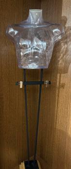 torso etalagepop (mannelijk) met standaard, Ophalen, Zo goed als nieuw