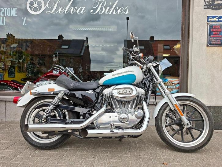 Harley XL883L super low -2017- 7300 km, Motoren, Motoren | Harley-Davidson, Bedrijf, Chopper, meer dan 35 kW, 2 cilinders, Ophalen