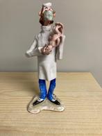 Beeldje gynaecoloog, Ophalen