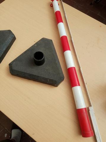 signalisatiepalen kunststof met betonnen voet , 85 hoogte, Divers, Enlèvement, Utilisé