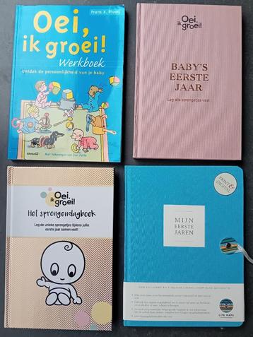 BOEKEN THEMA "DAGBOEK / WERKBOEK BABY" - 4€/stuk - NIEUW!