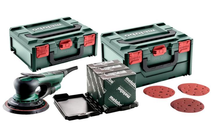 Metabo Excentrische schuurmachine SXE 150-5.0 set, Doe-het-zelf en Bouw, Gereedschap | Schuurmachines, Nieuw, Excentrische schuurmachine