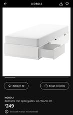 Ikea bed Nordli met matras, Enlèvement, Comme neuf, Matelas