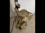 Lamp olifant beeld goud, Huis en Inrichting, Verzenden