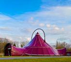 Prachtige Bordeaux circustent, Verzenden, Nieuw