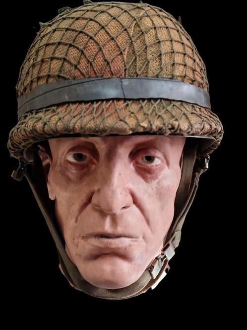 Realistisch geschilderde mannequin hoofd Alfred, Verzamelen, Militaria | Tweede Wereldoorlog, Ophalen of Verzenden
