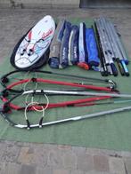 windsurfset Fanatic Shark 130 + 5 zeilen 5 masten, Comme neuf, Ensemble complet, Enlèvement