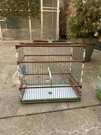 Cage artisanale en bois avec box, Enlèvement, Comme neuf, Bois