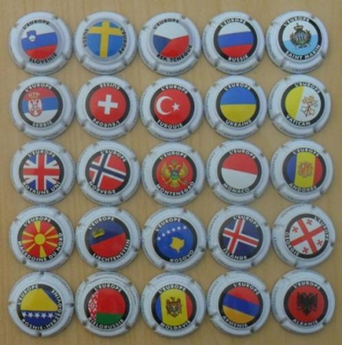 Champagne capsules - Generieken Europa 2 (G C131 2), Verzamelen, Complete verzamelingen en Collecties, Verzenden