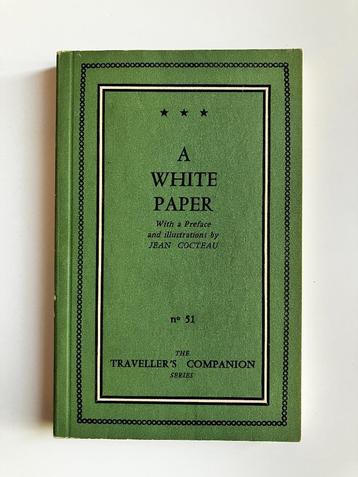The White Paper - Jean Cocteau (The Olympia Press, 1957) beschikbaar voor biedingen
