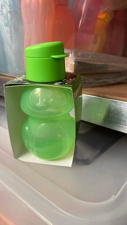 Kinderfles kikker Tupperware, Sport en Fitness, Drinkbussen, Nieuw, Ophalen of Verzenden