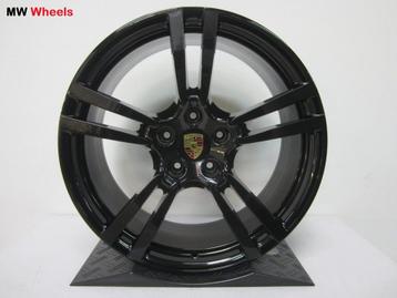 Porsche 21 inch Origineel Cayenne Turbo II velgen zwart, Enlèvement ou Envoi, Neuf, 21 pouces, Jante(s)