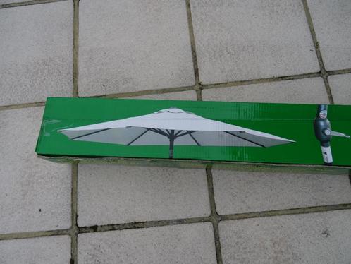 Parasol de jardin avec mât et baleines en aluminium neuf, Jardin & Terrasse, Parasols, Neuf, Parasol sur pied, 2 à 3 mètres, Inclinable