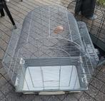 Ruim Vogelkooi Grijs, Ophalen, Zo goed als nieuw, Metaal
