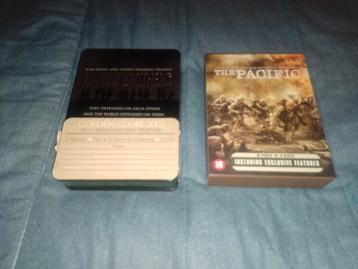 Te koop in een volledige dvd-box Band of Brothers Pacific  beschikbaar voor biedingen