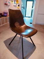 6 Keukenstoelen van Castleline zwart-grijs, Ophalen, Gebruikt, Industrieel/modern/trendy, Metaal