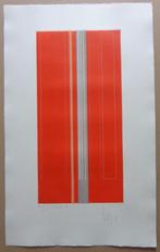 LUC PEIRE / GEOMETRISCHE ABSTRACTIE / KLEURETS / 56x35cm SIG, Antiek en Kunst, Kunst | Litho's en Zeefdrukken, Ophalen of Verzenden