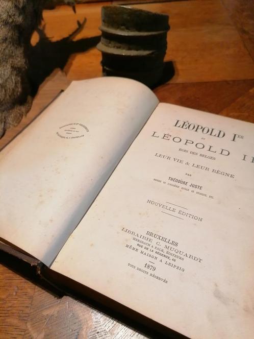 LEOPOLD IER ET LÉOPOLD II, ROSE DES BELGES. Seulement 1879, Livres, Histoire nationale, Utilisé, 19e siècle, Envoi
