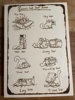 Bordje Simon’s Cat Box Guide, Huis en Inrichting, Woonaccessoires | Tekstborden en Spreuken, Ophalen, Zo goed als nieuw
