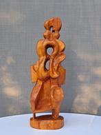 Vintage post modern sculptuur in hout  naar Archipenko, Ophalen of Verzenden