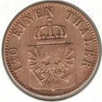 Royaume de Prusse (1821 - 1873) 3 pfennig 1863 A, Timbres & Monnaies, Enlèvement ou Envoi, Monnaie en vrac, Allemagne