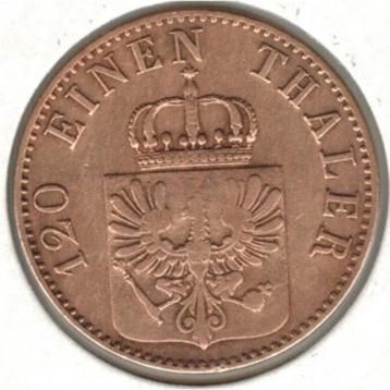 Royaume de Prusse (1821 - 1873) 3 pfennig 1863 A