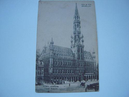 Carte postale, plan, carte illustrée, Bruxelles, vers 1930, Collections, Cartes postales | Belgique, Non affranchie, Bruxelles (Capitale)