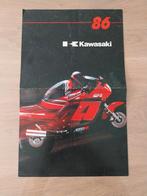 Kawasaki-brochure 1986, Ophalen of Verzenden, Gebruikt