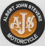 AJS Albert John Stevens stoffen opstrijk patch embleem #3, Motos, Envoi, Neuf