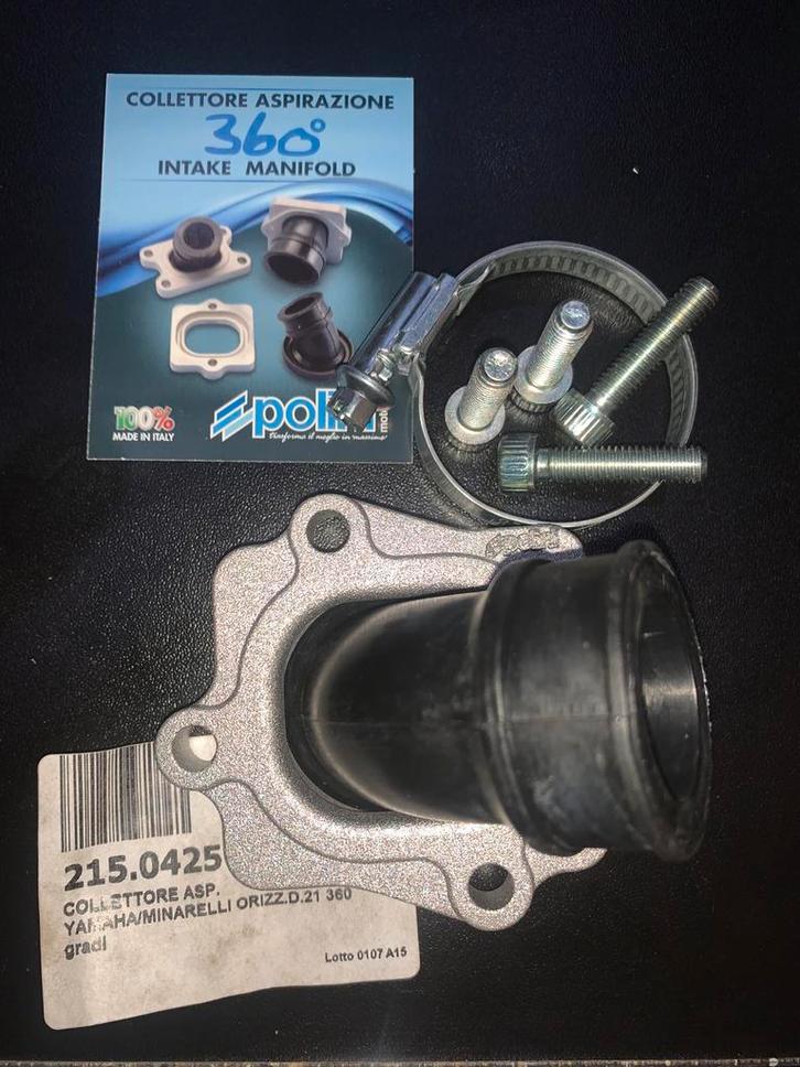 YAMAHA NITRO PIPE D ADMISSION POLINI, Vélos & Vélomoteurs, Pièces de cyclomoteur | Scooters, Neuf, Yamaha, Carburateur, Enlèvement ou Envoi