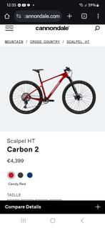 Cannondale MTB Scalpel-HT-Carbon-2 Medium, Fietsen en Brommers, Hardtail, Nieuw, 53 tot 57 cm, Ophalen