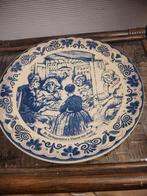 Delfts wandbord „The Potato Eaters”, Antiek en Kunst, Ophalen of Verzenden