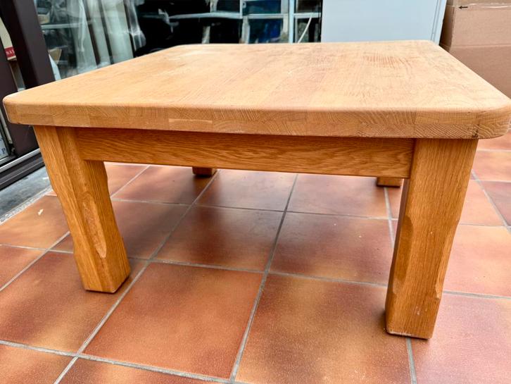 Table basse en bois massif - à rafraîchir, Maison & Meubles, Tables | Tables de salon, Utilisé, Moins de 50 cm, 50 à 100 cm, 50 à 100 cm