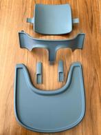 Stokke triptrap babyset en tafelblad grijs, Kinderen en Baby's, Ophalen, Zo goed als nieuw, Meegroeistoel, Stoelverkleiner