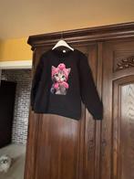 Zwarte sweater met applicatie kat, Gebruikt, Meisje, Shein, Ophalen of Verzenden