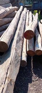 Ronde palen en balken te koop, Tuin en Terras, Palen, Balken en Planken, Ophalen, Gebruikt, Balken