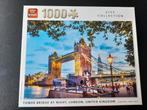 Puzzel King 1000 stuks: tower bridge at night, Londen, Hobby & Loisirs créatifs, Comme neuf, Enlèvement ou Envoi