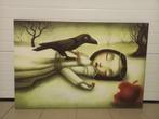 canvas sneeuwwitje gothic Benjamin Lacombe, Ophalen, 100 tot 125 cm, Print, 75 cm of meer
