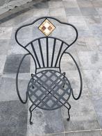 terras stoelen, Tuin en Terras, Tuinstoelen, Ophalen, Zo goed als nieuw, Metaal, Stapelbaar