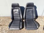 bmw e21 e30 recaro blauw leren stoelen nette staat 1650 euro, Auto-onderdelen, Ophalen of Verzenden, Gebruikt, BMW