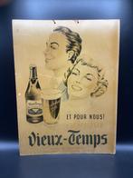 Plaque bière Vieux-Temps, Enlèvement ou Envoi, Utilisé