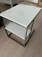 Meridiani hardy uno bijzettafel, Huis en Inrichting, Gebruikt, Metaal of Aluminium, Modern, Rechthoekig