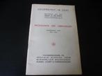 Universiteit te Gent : programma academisch jaar 1941-1942, Boeken, Studieboeken en Cursussen, Gelezen, Ophalen of Verzenden, Hoger Onderwijs