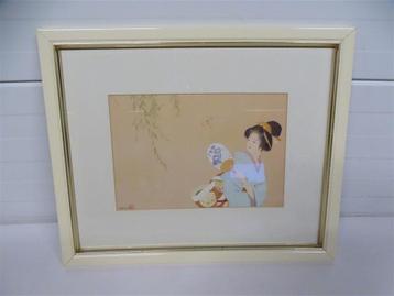 A6373. Geisha Print Haruyo Morita beschikbaar voor biedingen