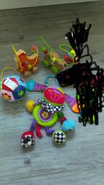 Lot de jeux bébé: jouets en bois, softball, Gebruikt, Ophalen of Verzenden, Ontdekken