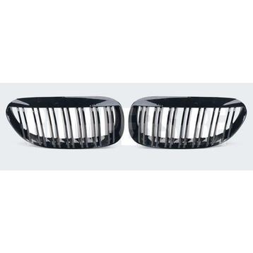 Grill Hoogglans Zwart Niergrill Dubbele Spijlen BMW 6 Serie  beschikbaar voor biedingen