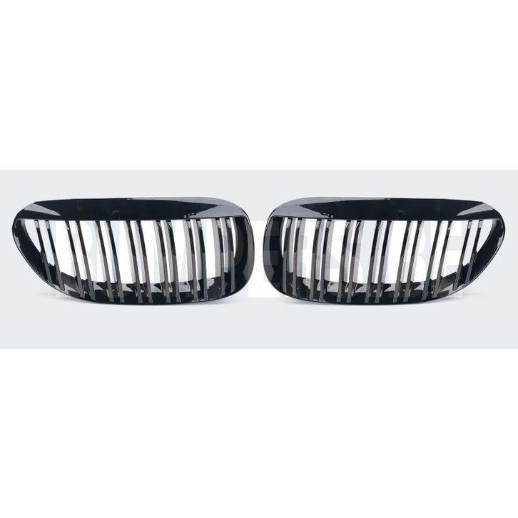 Grill Hoogglans Zwart Niergrill Dubbele Spijlen BMW 6 Serie, Auto-onderdelen, Overige Auto-onderdelen, Gebruikt, 6 maanden garantie