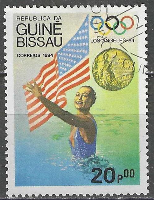 Guinee-Bissau 1984 - Yvert 324 - Los Angeles (ST), Postzegels en Munten, Postzegels | Afrika, Gestempeld, Guinee, Verzenden